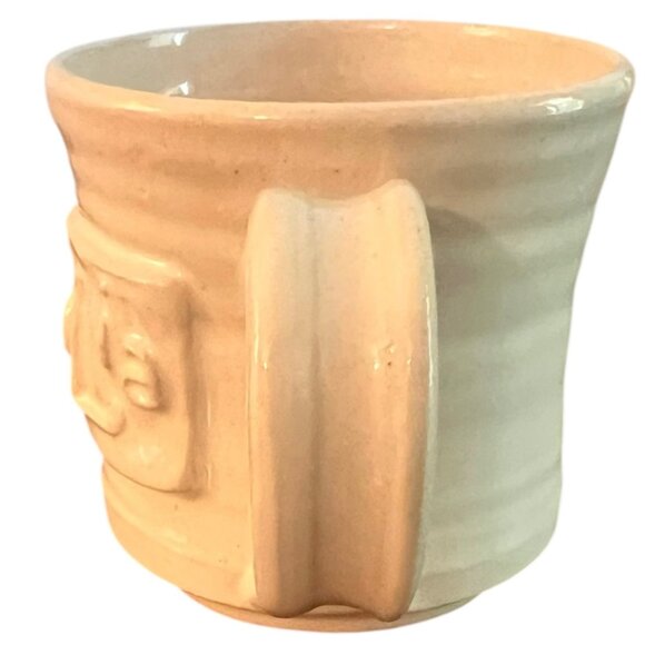 Magnolia Market Stoneware Coffee Mug 3.5" T, Handmade Waco Texas Ribbed Ceramic - Picture 4 of 7